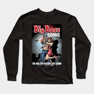 Big Boss Comic Illustration Long Sleeve T-Shirt